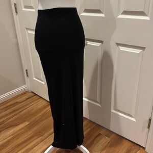 H&M long, black skirt